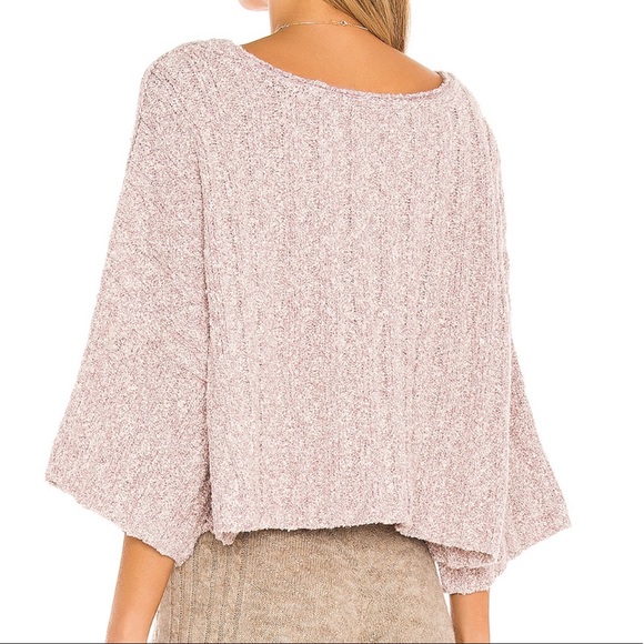 Free People | Good Day Pullover in Mauve Mousse - Picture 4 of 4
